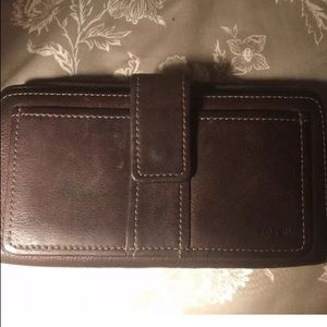 Fossil Checkbook Wallet